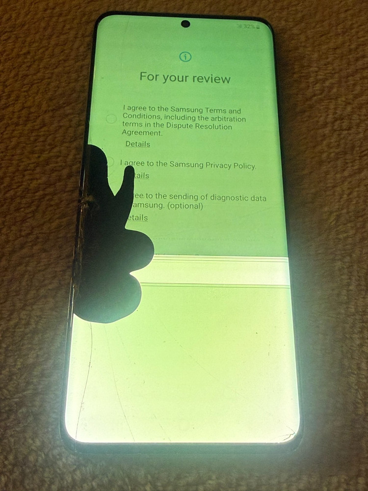 Samsung Galaxy S20 FE Gray SM-G781V 128gb Verizon Bad LCD