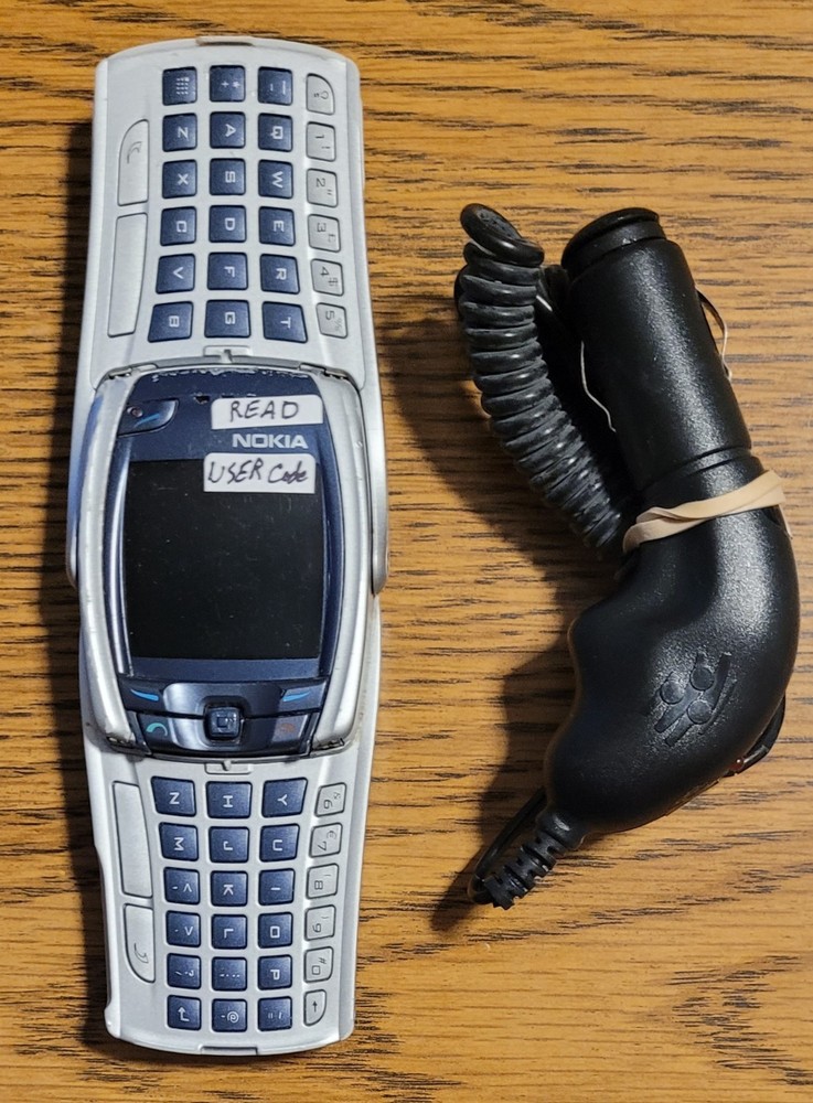 Nokia 6800 – Blue and Silver ( AT&T Wireless ) Very Rare Smartphone – READ