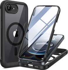 Full-Body Case & Built-in Glass Screen Protector for iPhone 17e 16e 6.1 Inch Mil
