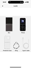 SERVO A50 Pro Flip Phone Dual SIM Card. Camera, Audio, FM Radio, Flashlight. NIB