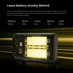 5G Oukitel WP30 Pro Rugged Phone 12GB+512GB 108MP Camera 11000mAh 120W Charge A