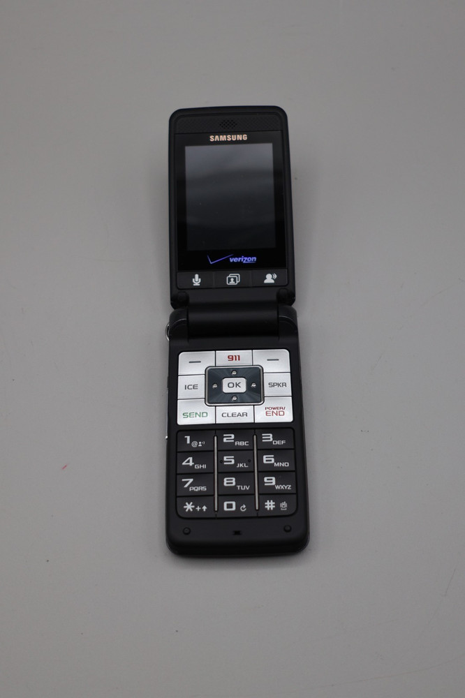 Samsung Haven SCH-U320 – Charcoal Gray ( Verizon ) No Camera Flip Phone Untested