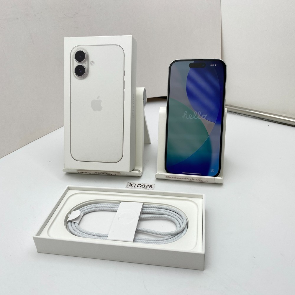 Apple iPhone 16 – 512GB – White (Unlocked) – Open Box