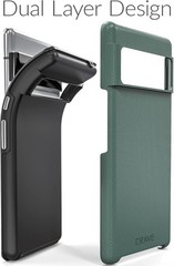 Dual Layer Shockproof Case for Google Pixel 6 Pro (6.7 inch) – Forest Green Colo