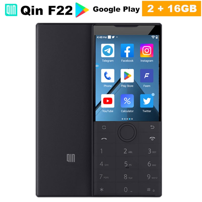 2.8″ QIN F22 MINI 4G Android 11 Smartphone Cell Phone Keyboard Slim Thin Mobile