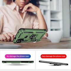 [1+1 PCS] Case & HD Screen Protector for Moto G Pure & Moto G Power 2022 Militar