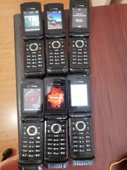 Lot of 6 Casio G’zone Ravine 2 C781 and C781NC Rare No Camera Flip Cell Phone