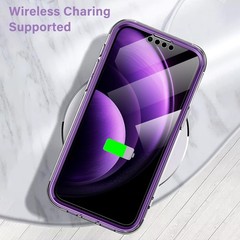 iPhone 14 Pro Max Case, Shockproof Slim Soft TPU+Hard Plastic Full Body Protecti