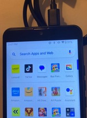 Android With TikTok & Lemon8 – Fully Unlocked Government Phone – Blk – Box