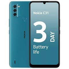 Nokia C31 Original Dual SIM 4G LTE 6.75″ 13.0MP 64GB WIFI GPS Android Phones