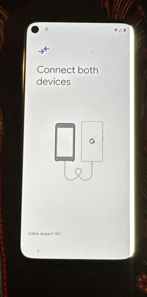Google Pixel 5 128 GB Black Power Up Unknown Fast Ship Good Glass Bad LCD