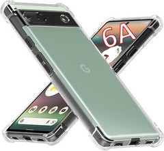 Clear TPU Case for Google Pixel 6A – Four Corners Protective Cover Transparent S