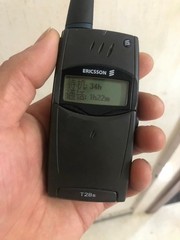 Ericsson T28 – 0.5 MB – Blue (Unlocked) only accept 2G networks GOOD
