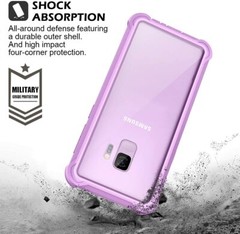 For Galaxy S9 Case with Screen Protector Military Grade 360 Full Body Case