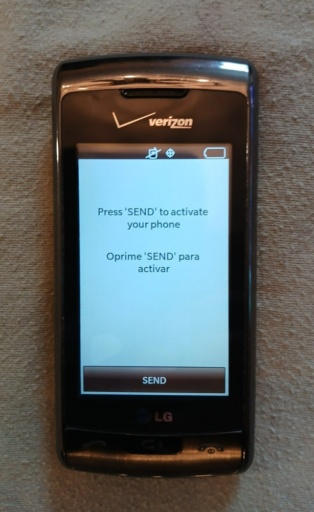 LG, EnV 3 / enV3 VX9200 3G Phone, Blue, QWERTY Keyboard, Very Good Cond.