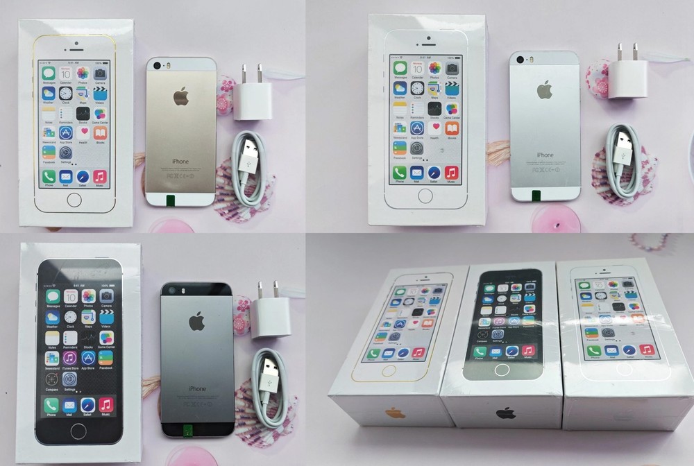 Apple iPhone 5s Unlocked – 16 GB/32 GB/64 GB- Gold Gray Silver – 90% N EW