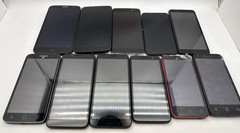 Lot of 11 Android Smartphones Alcatel 1X Idol Hero Pixi Pop Tetra No Power READ