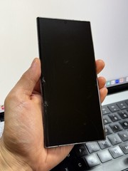 Samsung Galaxy S22 Ultra 512GB Unlocked Black (Cracked) #24614