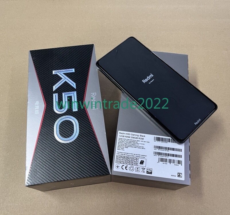 Unlocked Xiaomi Redmi K50 Gaming 5G 256GB Dual SIM Snapdragon 8Gen1 Android