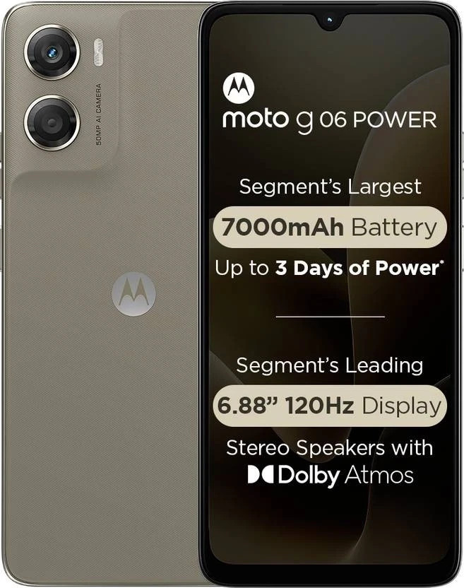 Moto g06 power (Laurel Oak, 64 GB 4GB RAM) Helio G81 Processor
