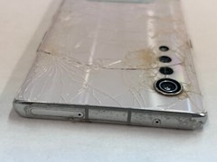 T-Mobile LG Velvet 5G LM-G900TM 128GB White Smart Phone * CRACKED / GOOD BOARD *