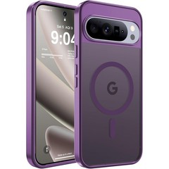 Magnetic Matte Case for Google Pixel 10/10 Pro 6.3-Inch Slim Translucent Hot Pin