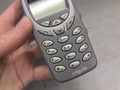 Nokia 3360 – Silver (Cingular) Candybar Phone – Not Tested, Great Condition