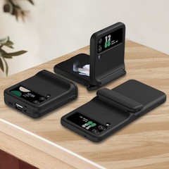Samsung Z Flip 3 & Z Flip 4 Universal Case with Hinge Protection, Black