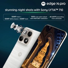 MOTOROLA edge 70 pro (Green, 256GB 12GB RAM) Factory Unlocked Smartphone