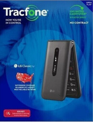 NEW LG Classic Flip 4G LTE (L125DL) 8GB Carrier-Unlocked -KOSHER TALK ONLY-