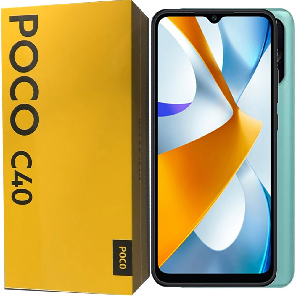 Xiaomi Poco C40 4G Coral Green 32GB + 3GB Dual-SIM Factory Unlocked GSM NEW