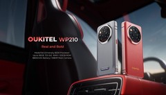 OUKITEL WP210 5G NFC Rugged Phone 6.7” 36GB+512GB 108MP 45W 8800mAh Android 15