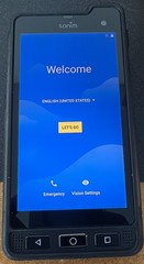 Sonim XP8 XP8800 Dual-SIM 64GB AT&T 4G/LTE Rugged Smartphone Black Very Good