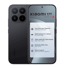 Xiaomi 17T 5G ( Black, 12GB-256GB) Dimensity 8500-Ultra NFC eSim Global Version.