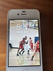 Apple iPhone 4s – 16 – WHITE Password Locked A1349 Movie Prop