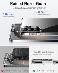 Samsung Galaxy S26 6.3-Inch Case – Non-Yellowing, Drop Protection, Transparent H