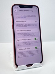Apple iPhone 12 A2172 128GB (PRODUCT) Red 96% battery health Unlocked phone