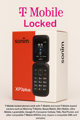 Sonim XP3+ XP3900 4G LTE 16GB Black Flip Rugged Phone -T-Mobile Locked