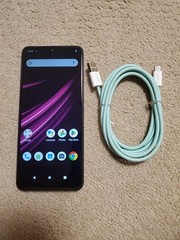 REVVL V 5G T-Mobile GSM Unlocked 64GB Nebula Black A Light Burn