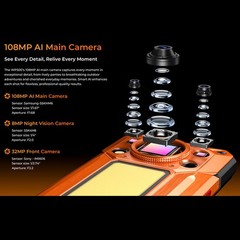 Unlocked 5G OUKITEL WP500 Rugged Phone Android 16 Mobile Waterproof 1TB 10000mAh