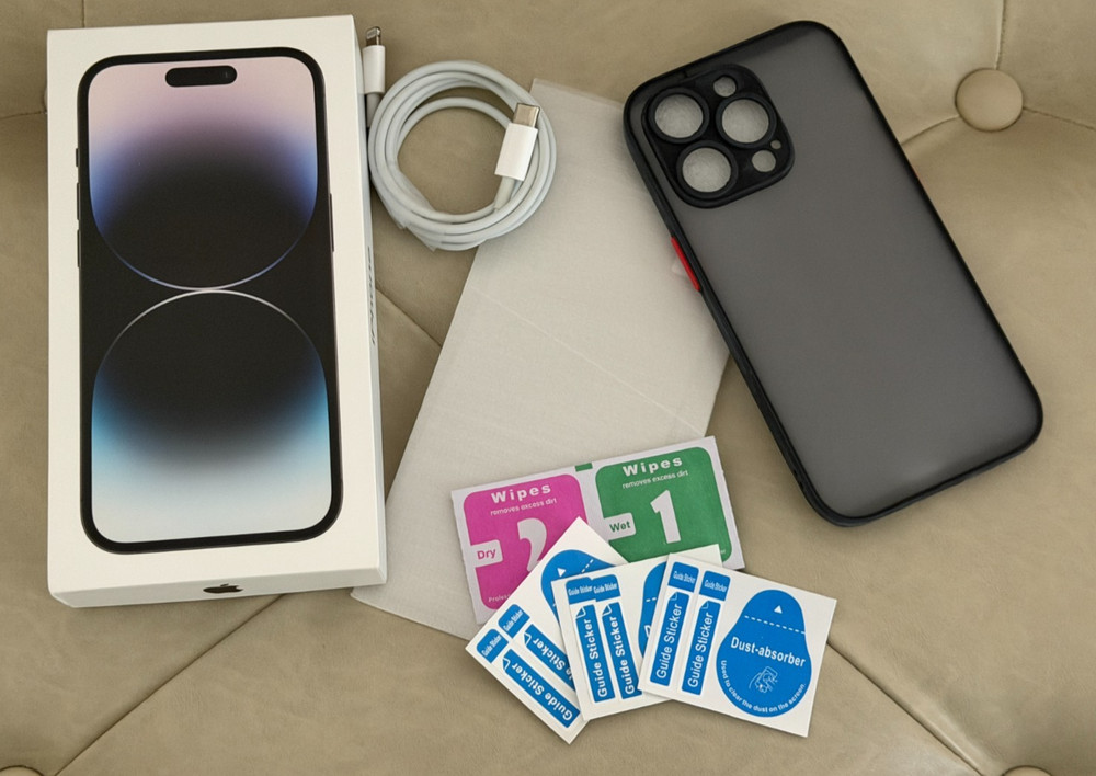Apple iPhone 14 Pro – 256GB – Model A2650 – SPACE BLACK – Factory Unlocked