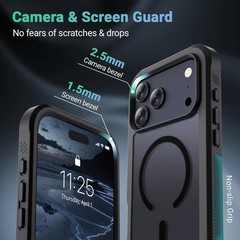 Magnetic for iPhone 17 Pro Max Case, Military Grade Drop Protection, Heavy Duty