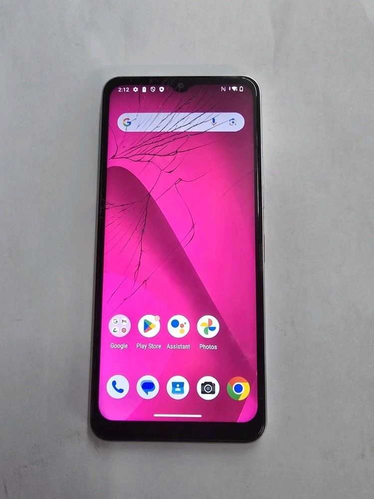 T Mobile Revvl 7 TMRV075G Metro Cracked Screen Works Great Clean Esn FREE SHIPP