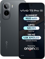vivo T5 Pro 5G (Black, 256 GB 8 GB RAM) Snapdragon 7s Gen 4 GLOBAL VERSION.