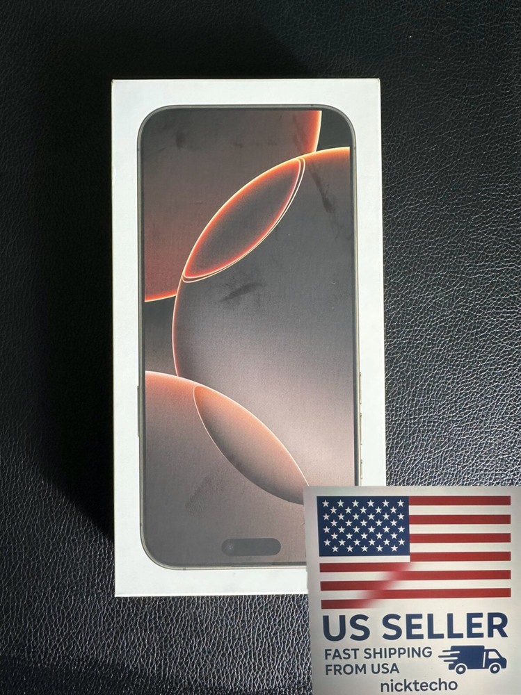 iPhone 16 Pro Max 256GB A3084 T-Mobile eSIM Brand New Company Sealed Box