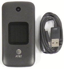 Alcatel SmartFlip 4052R – Gray and Black ( AT&T ) 4G LTE Flip Smartphone Bundled