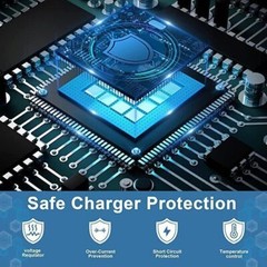 45W PD Power Fast Charger Adapter 6ft Type-C Charging Cable For Samsung S23 S22