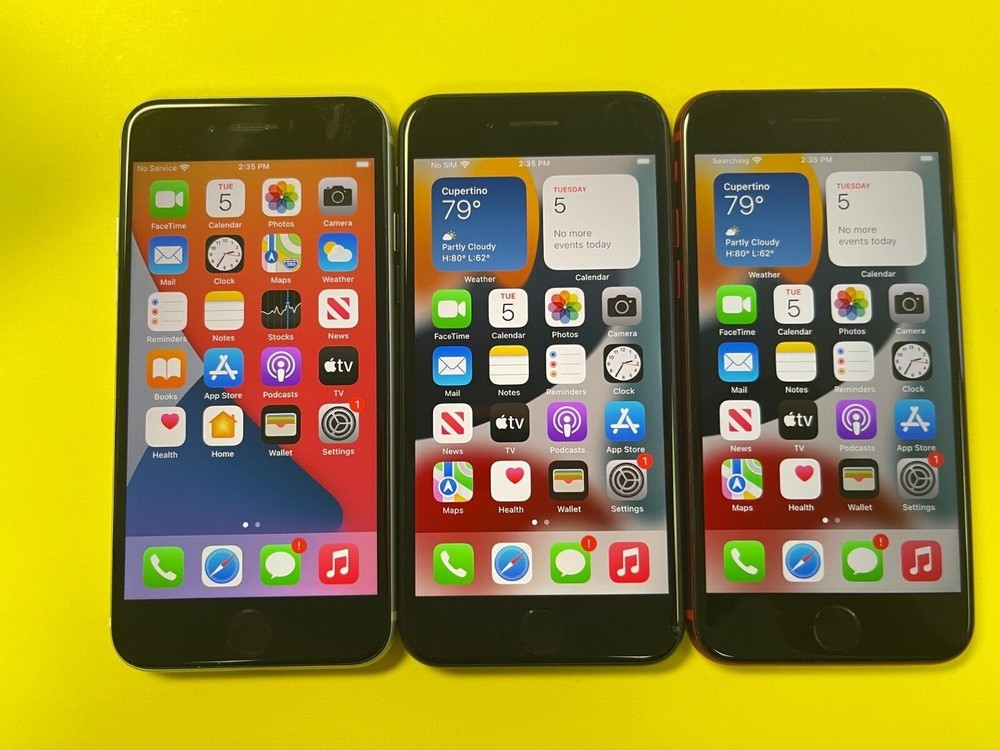 Apple iPhone SE 2nd Gen – 64gb 128GB (Unlocked) Black, Red, White – Average