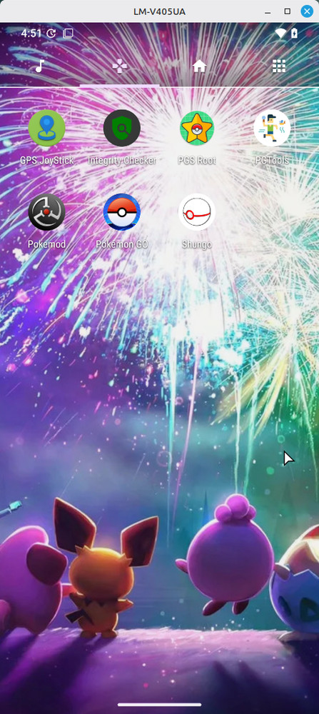 Pokemon Go custom rooted LG V40 ThinQ 64GB 6GB Memory 64Bit CPU