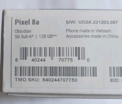 Google Pixel 8a – 128 GB – Obsidian (T-Mobile) Smartphone – GKV4X – NIB, SEALED!